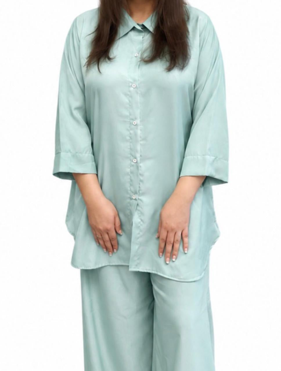 Ice Water Blue Co Ord Set