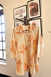 Khaki Big Leaves Co Ord