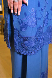 Cobalt Blue Shirt & Trousers Set