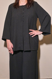 Black Brochette Co-Ord Set